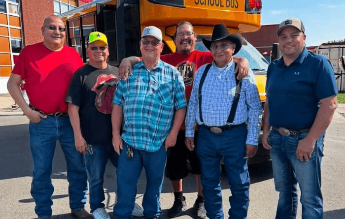 Cheyenne-Eagle Butte School honored Richard Walters for his dedicated service as he begins his retirement.